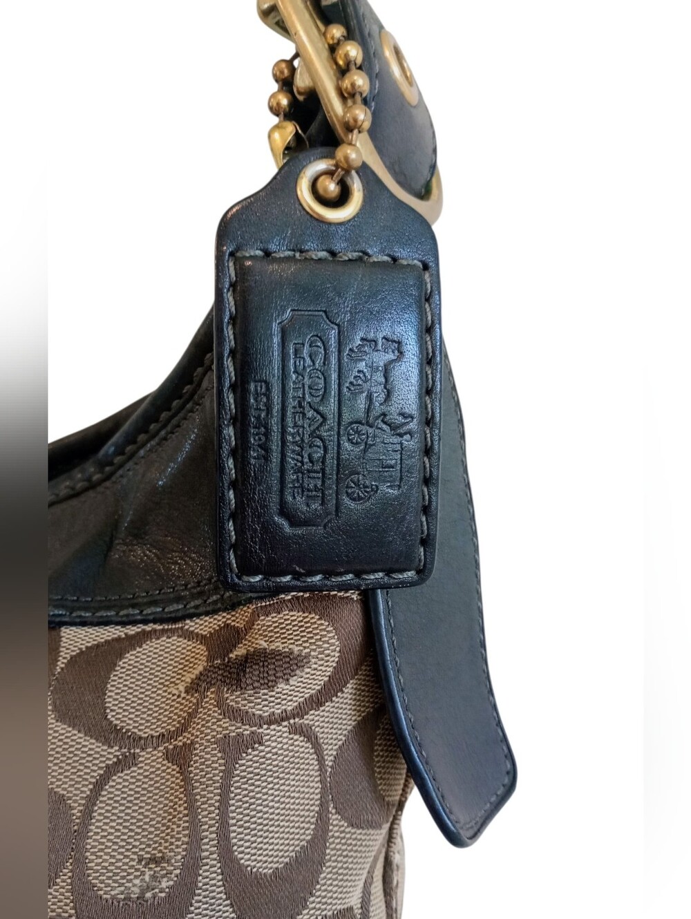 Coach Vintage Signature Canvas Soho Hobo Bag - Picture 5 of 16